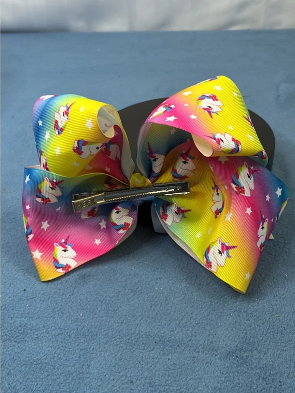 Kids Unicorn Rainbow Hair Bow - Multicolor